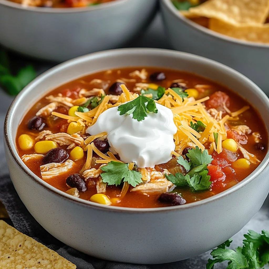 7 Can Chicken Taco Soup