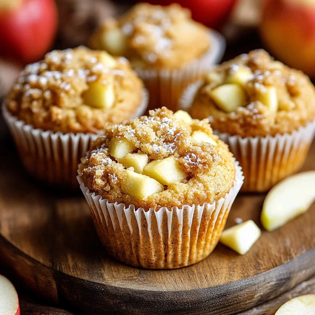 Apple Crumb Muffins