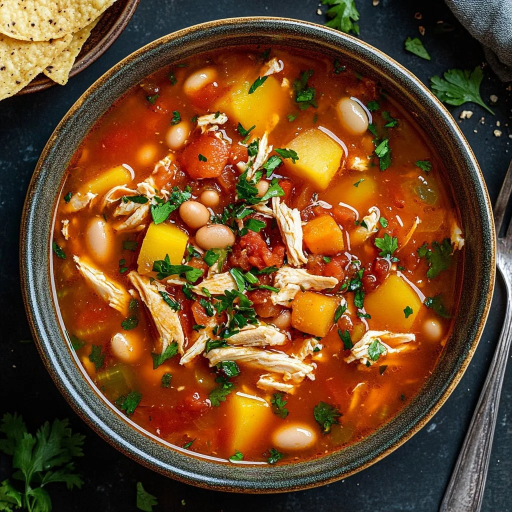 BBQ Chicken Soup