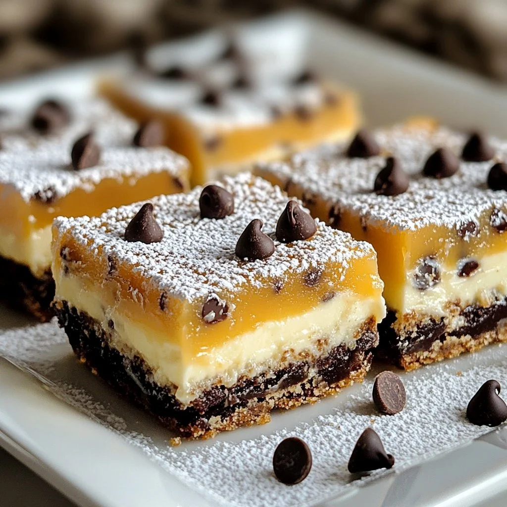 Cannoli Cheesecake Bars