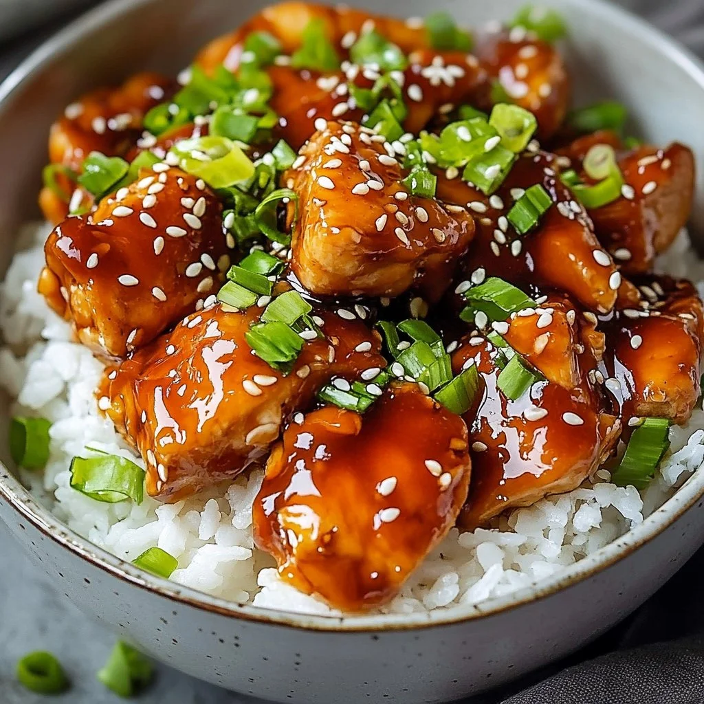 Caramelised Chicken Thighs in Garlic-Ginger Broth