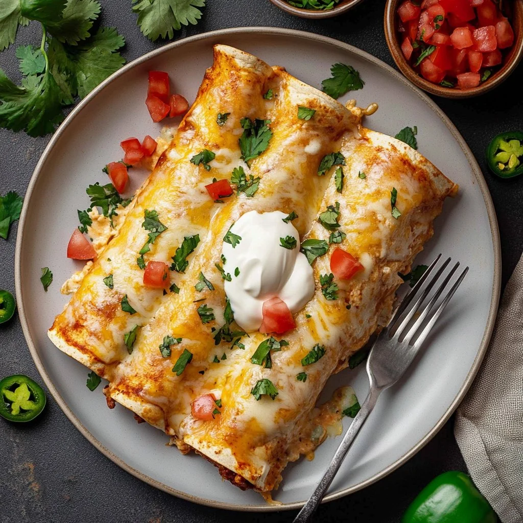 Cheese Chicken Enchiladas