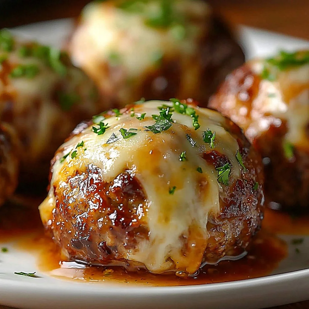 Cheesy Stuffed Meatloaf Bites
