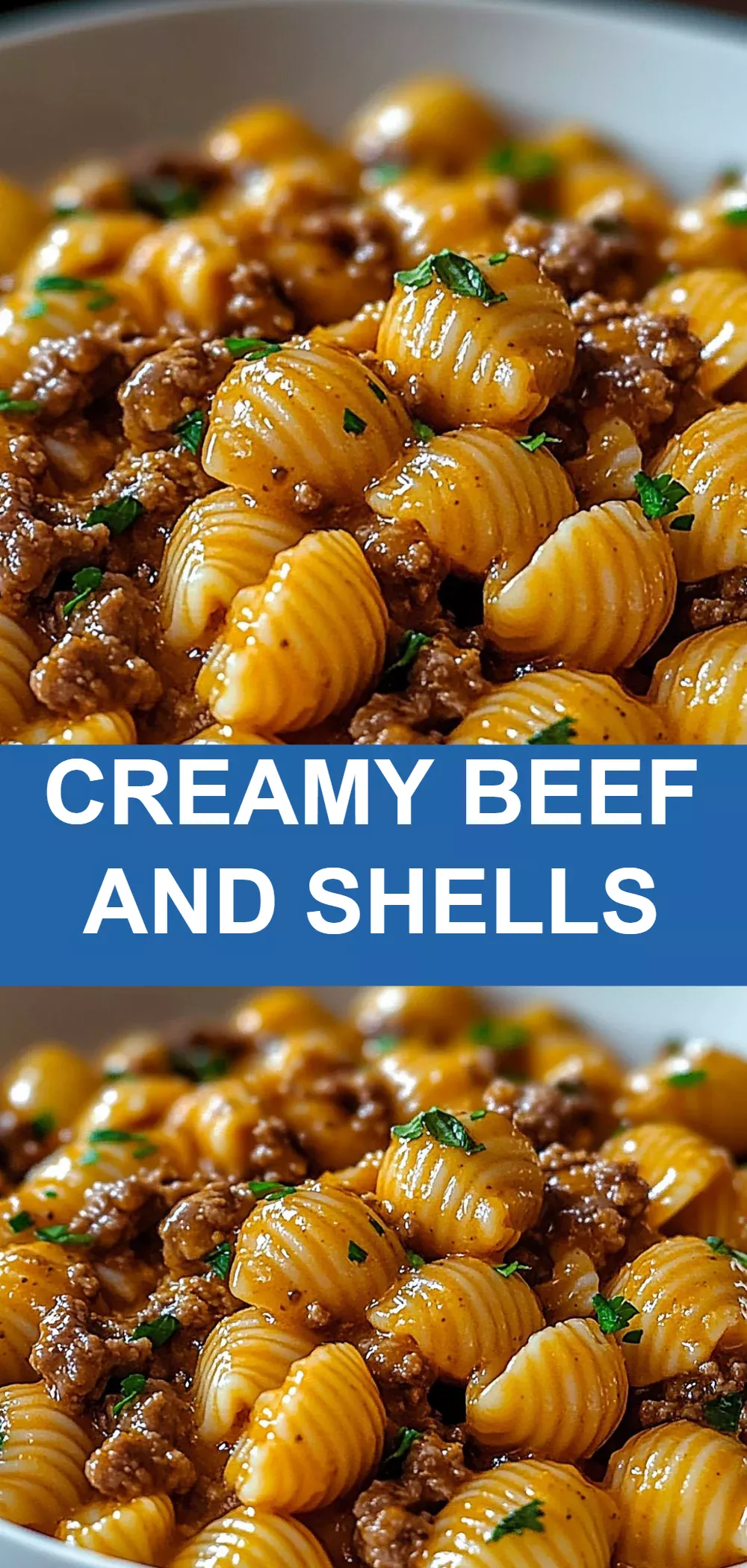 Creamy Beef and Shells