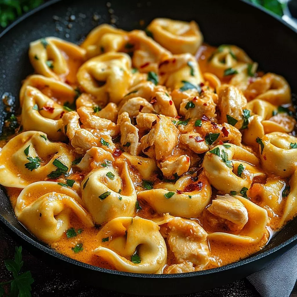 Creamy Sun-Dried Tomato Chicken Tortellini