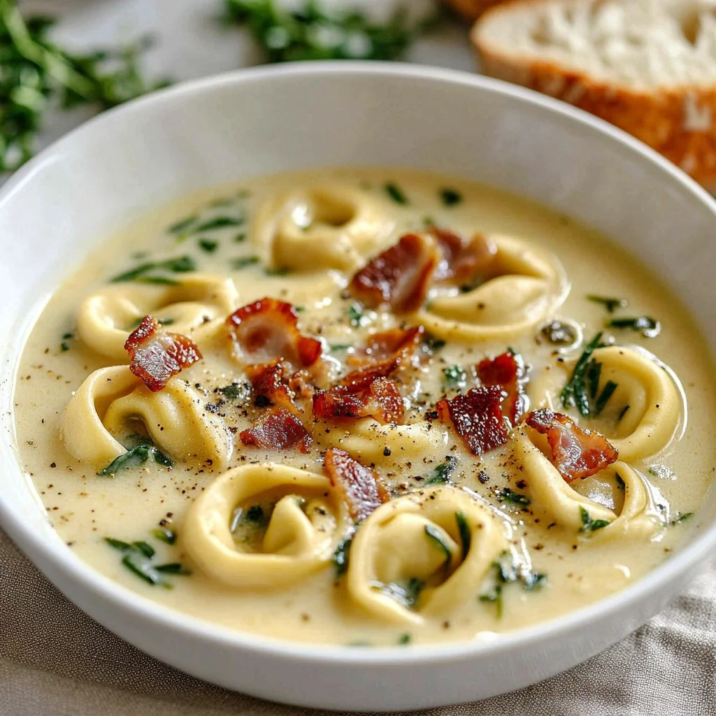 Creamy Tuscan Ravioli Soup: Comfort in Every Spoonful
