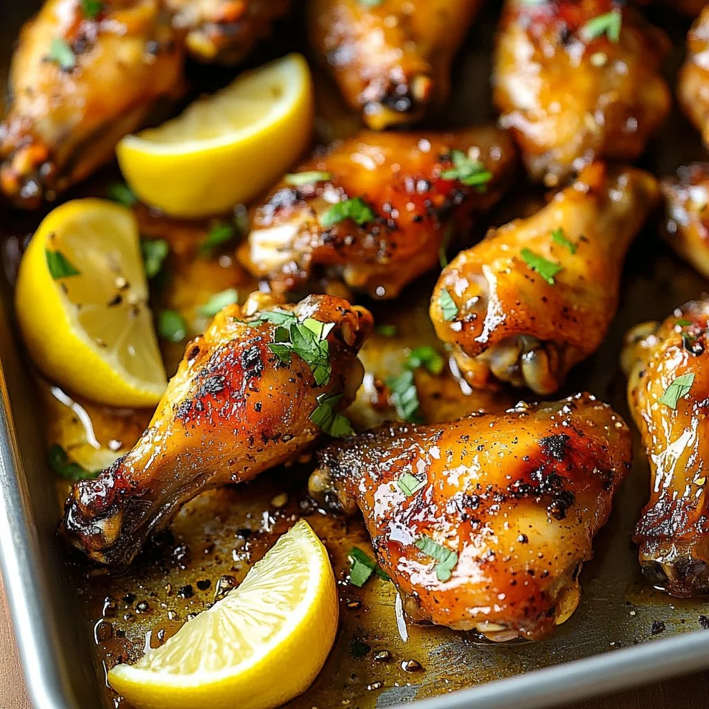 Crispy Lemon Pepper Chicken Wings