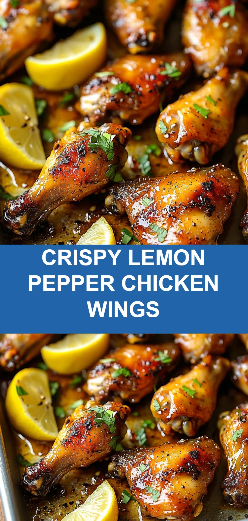 Crispy Lemon Pepper Chicken Wings