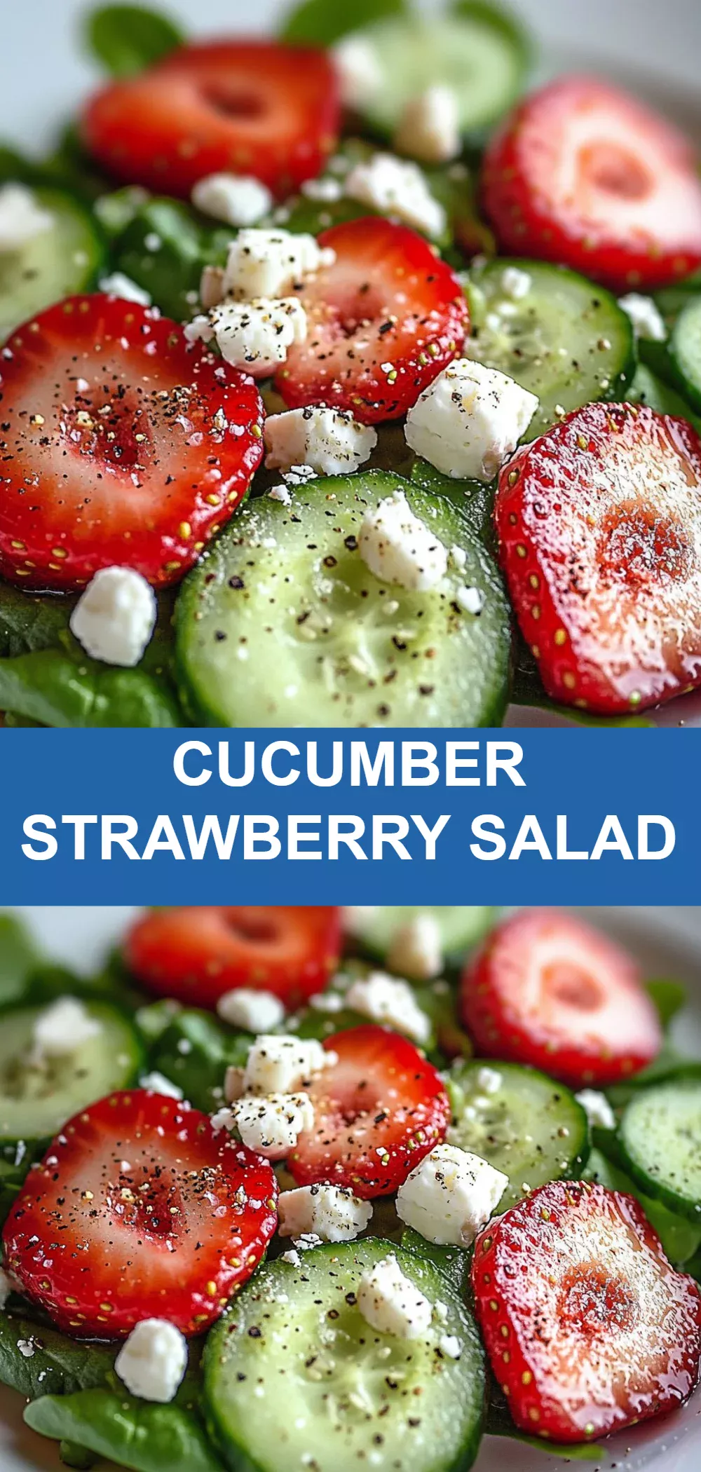 Cucumber Strawberry Salad