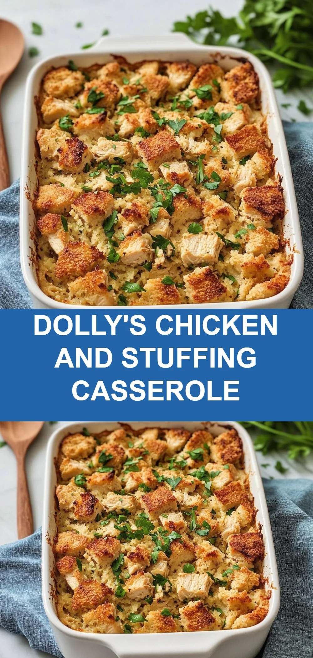 Dolly's Chicken and Stuffing Casserole