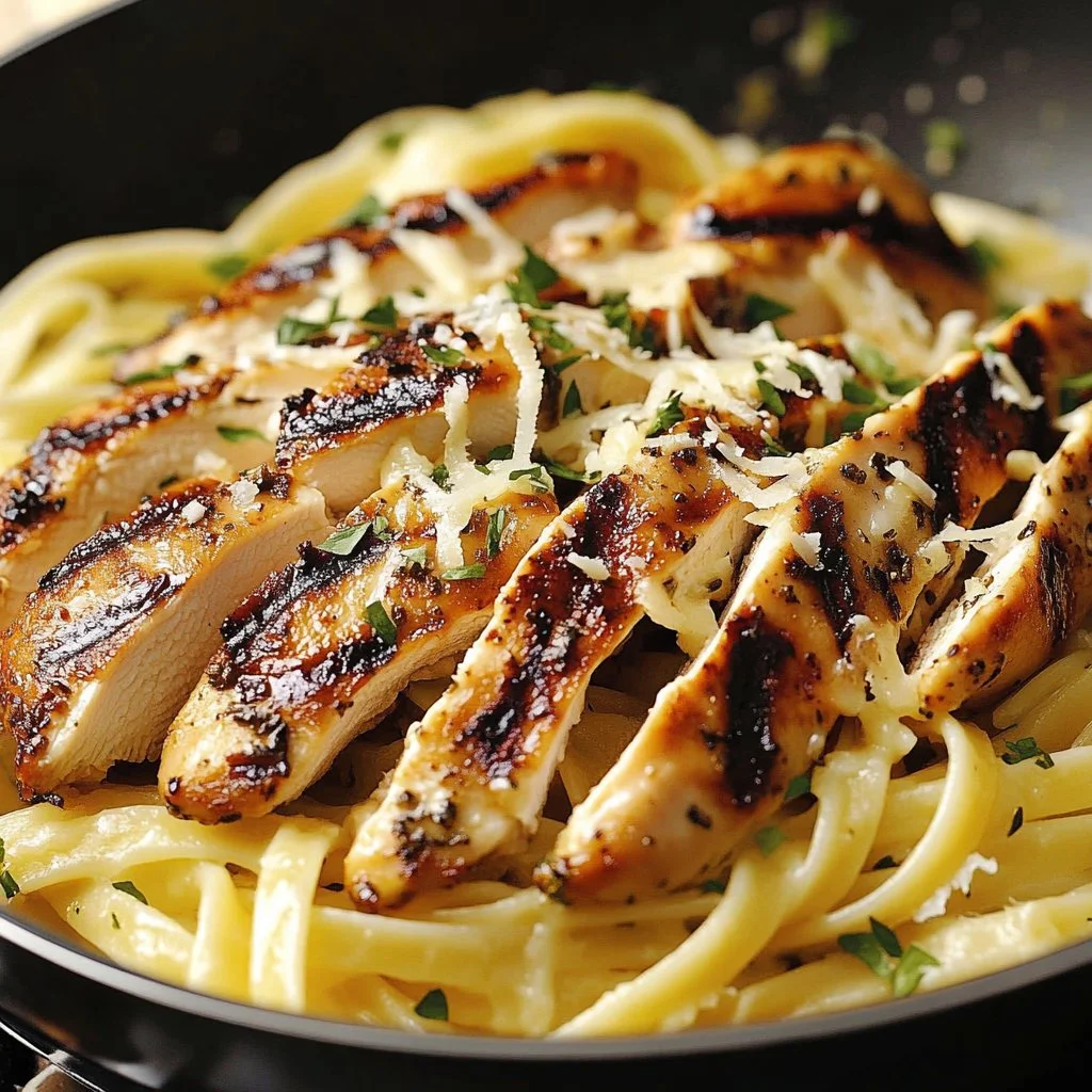 Garlic Parmesan Chicken Pasta