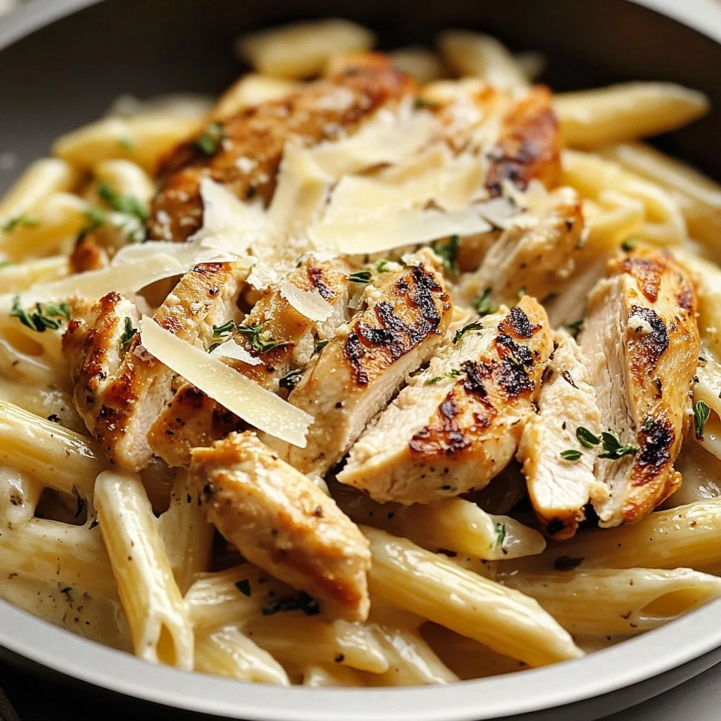 Garlic Parmesan Chicken Pasta
