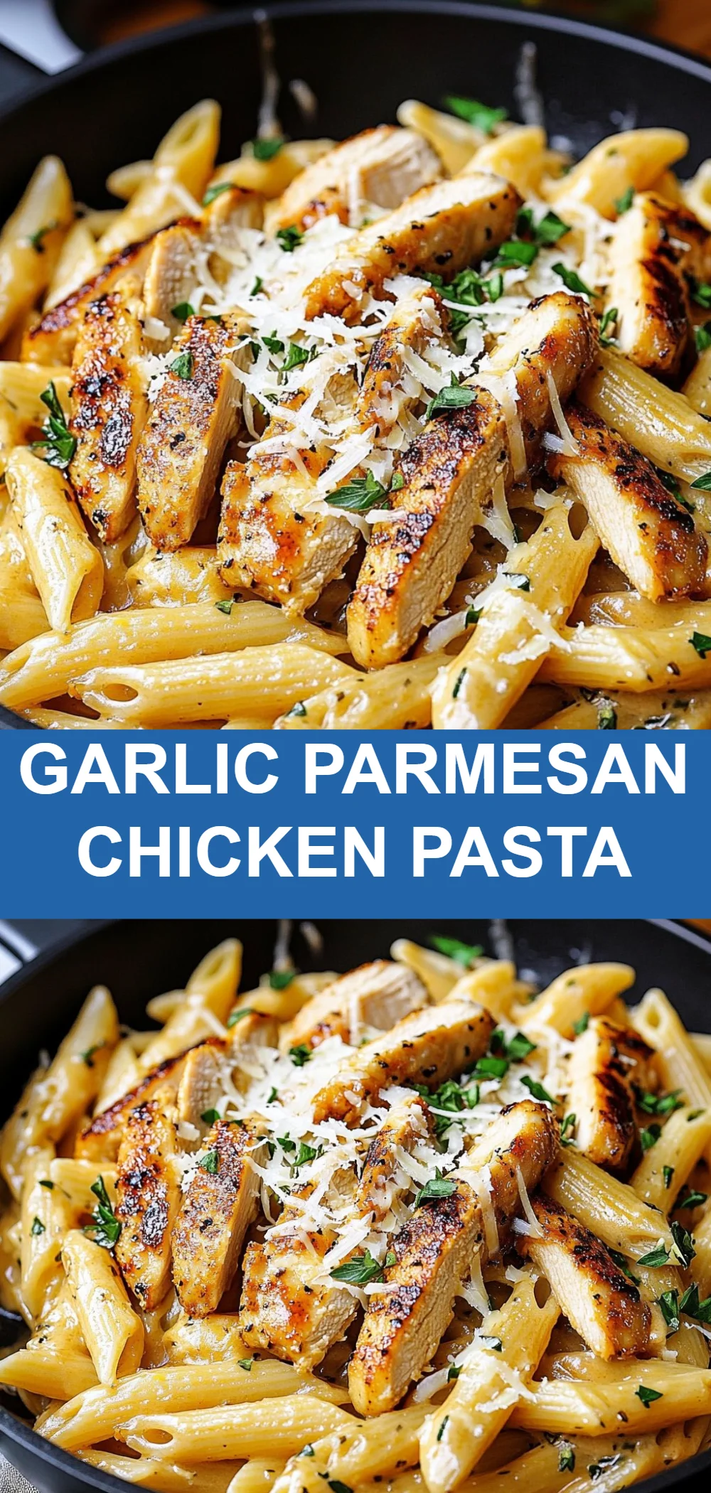 Garlic Parmesan Chicken Pasta
