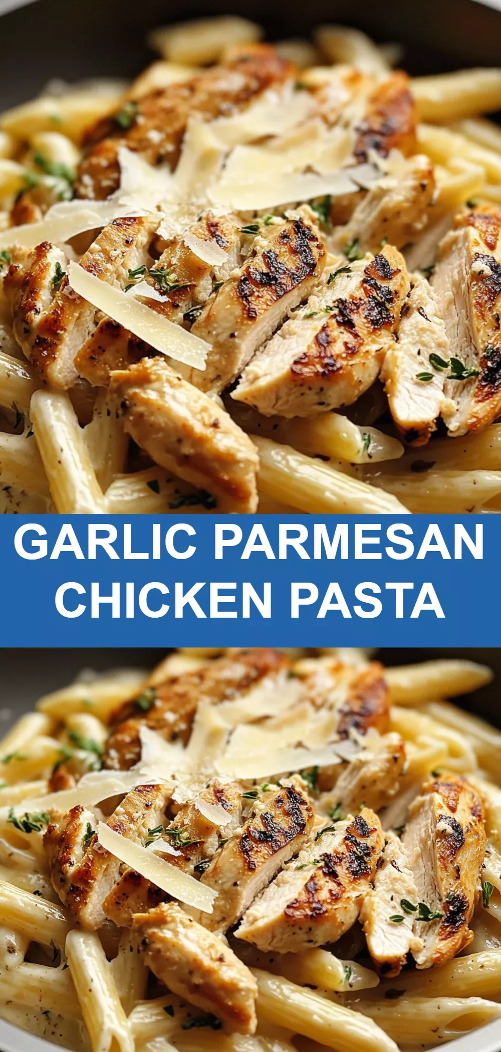Garlic Parmesan Chicken Pasta