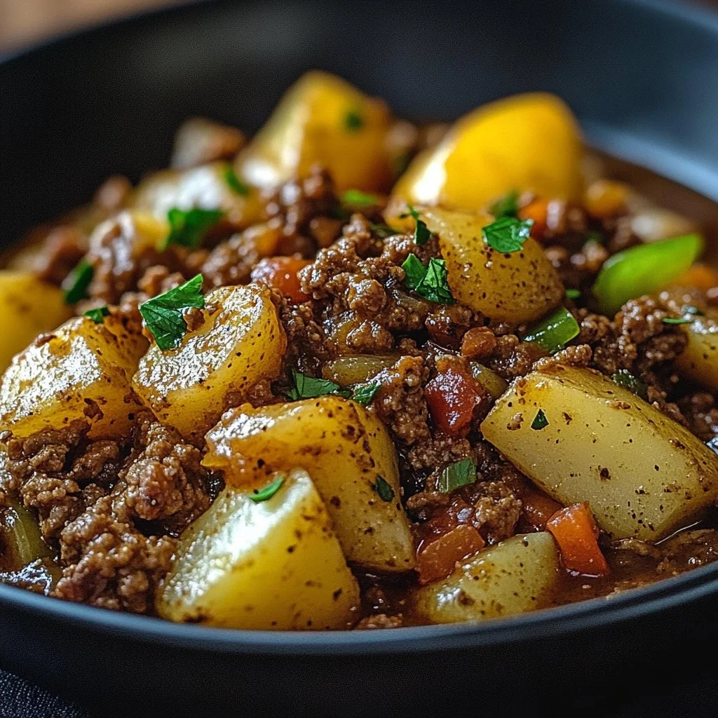 Green Chile Picadillo