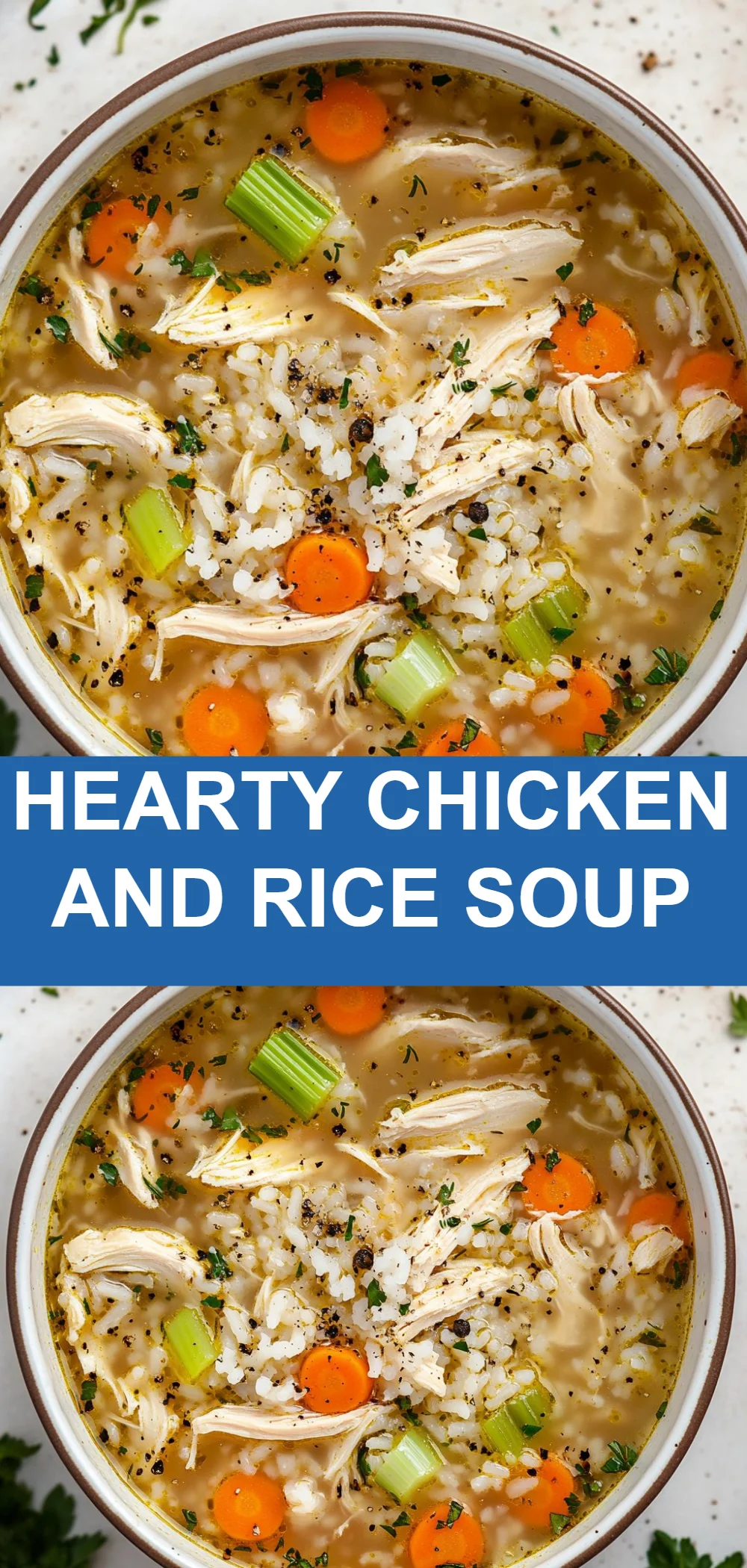 Hearty Chicken and Rice Soup