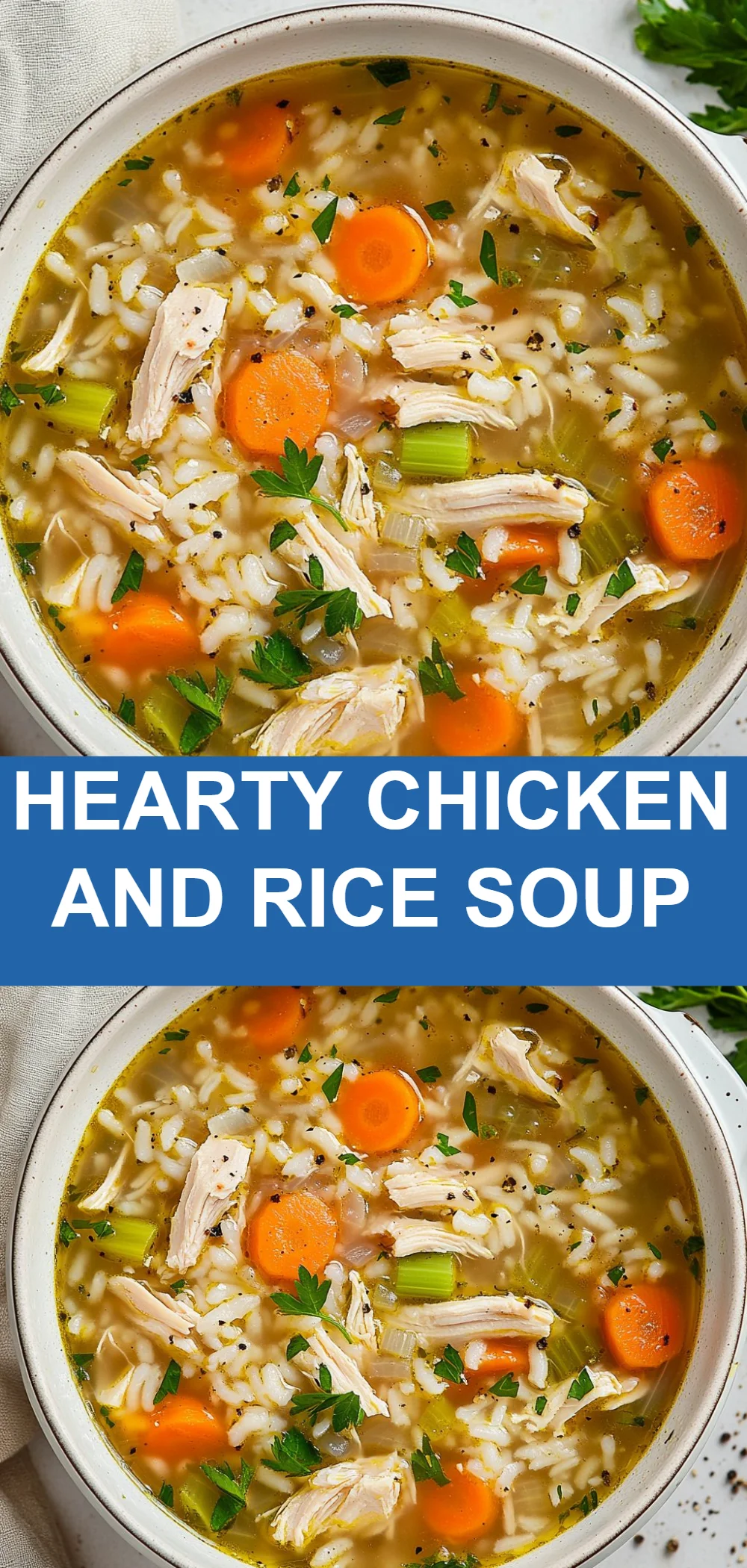 Hearty Chicken and Rice Soup