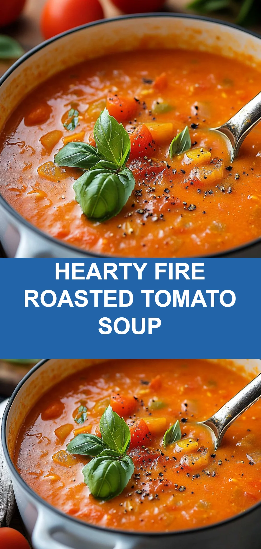 Hearty Fire Roasted Tomato Soup