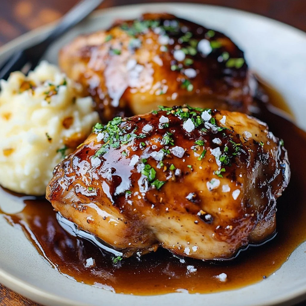 Honey Balsamic Glazed Chicken