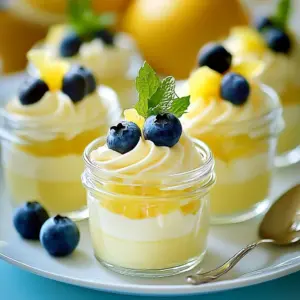 Delicious lemon cheesecake mousse dessert in a glass, topped with lemon zest.