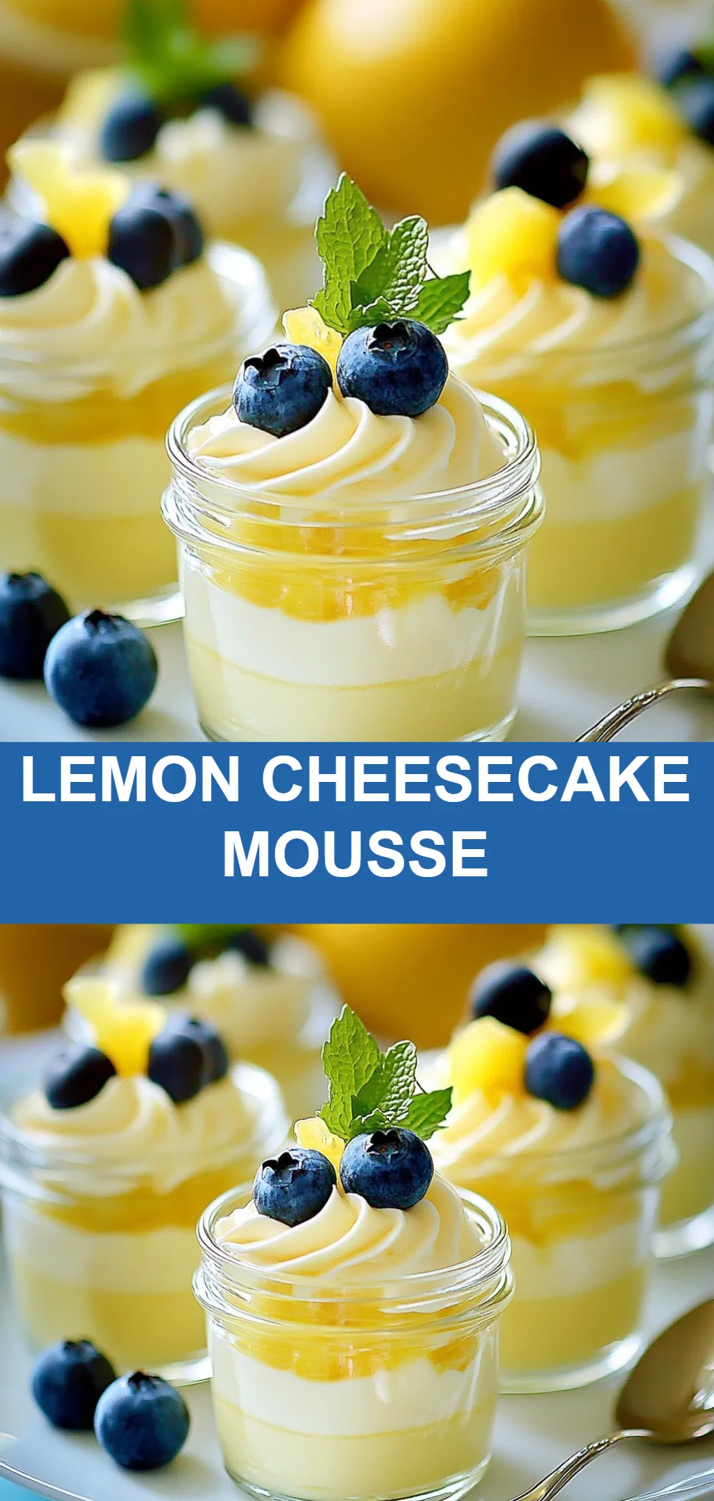 Lemon Cheesecake Mousse