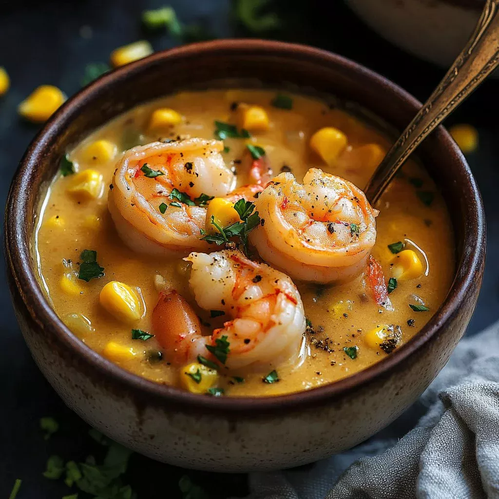 New Orleans Shrimp and Corn Bisque