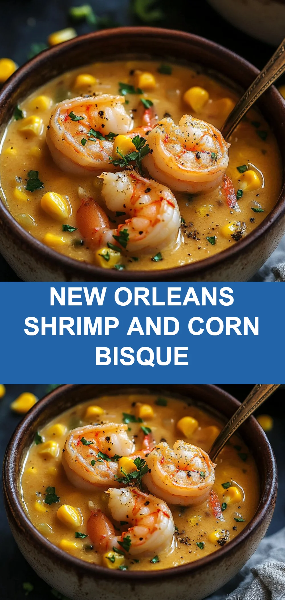 New Orleans Shrimp and Corn Bisque