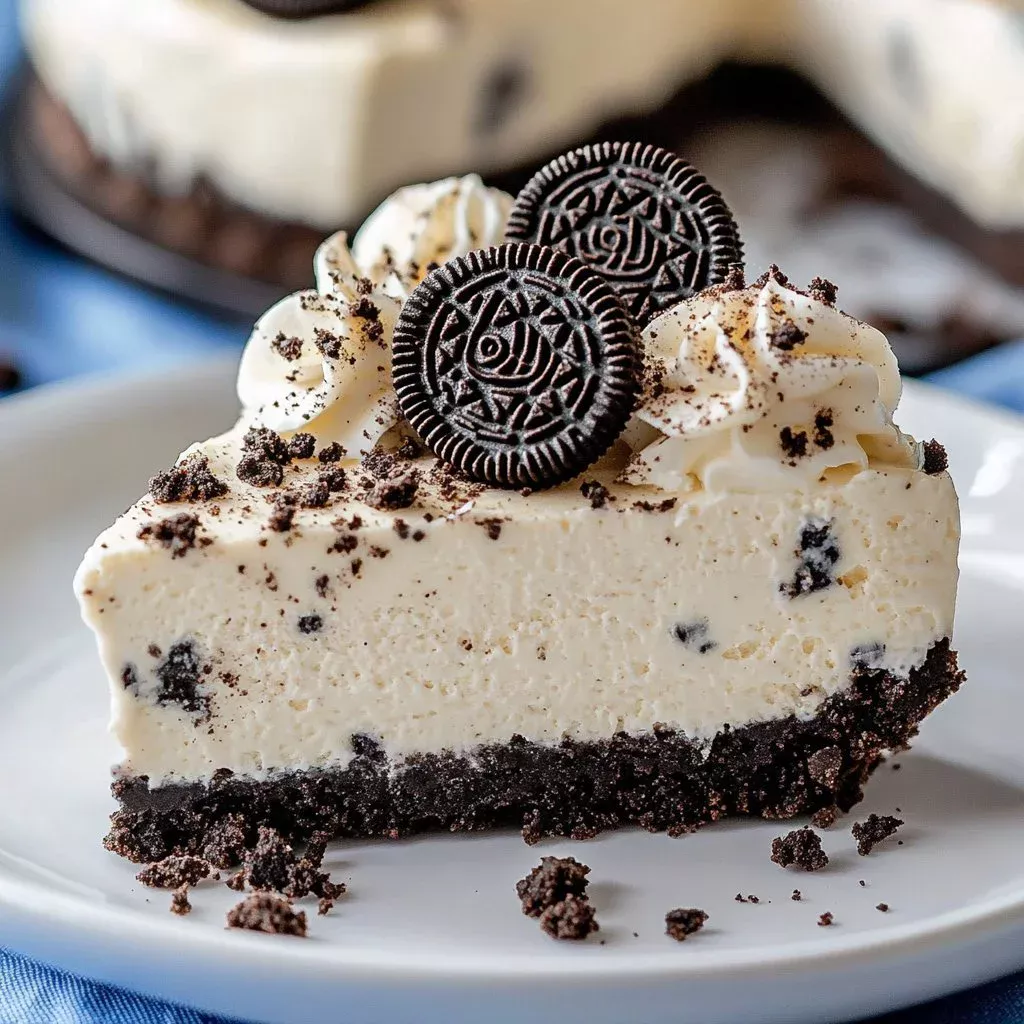 No-Bake Fireworks Oreo Cheesecake Bars