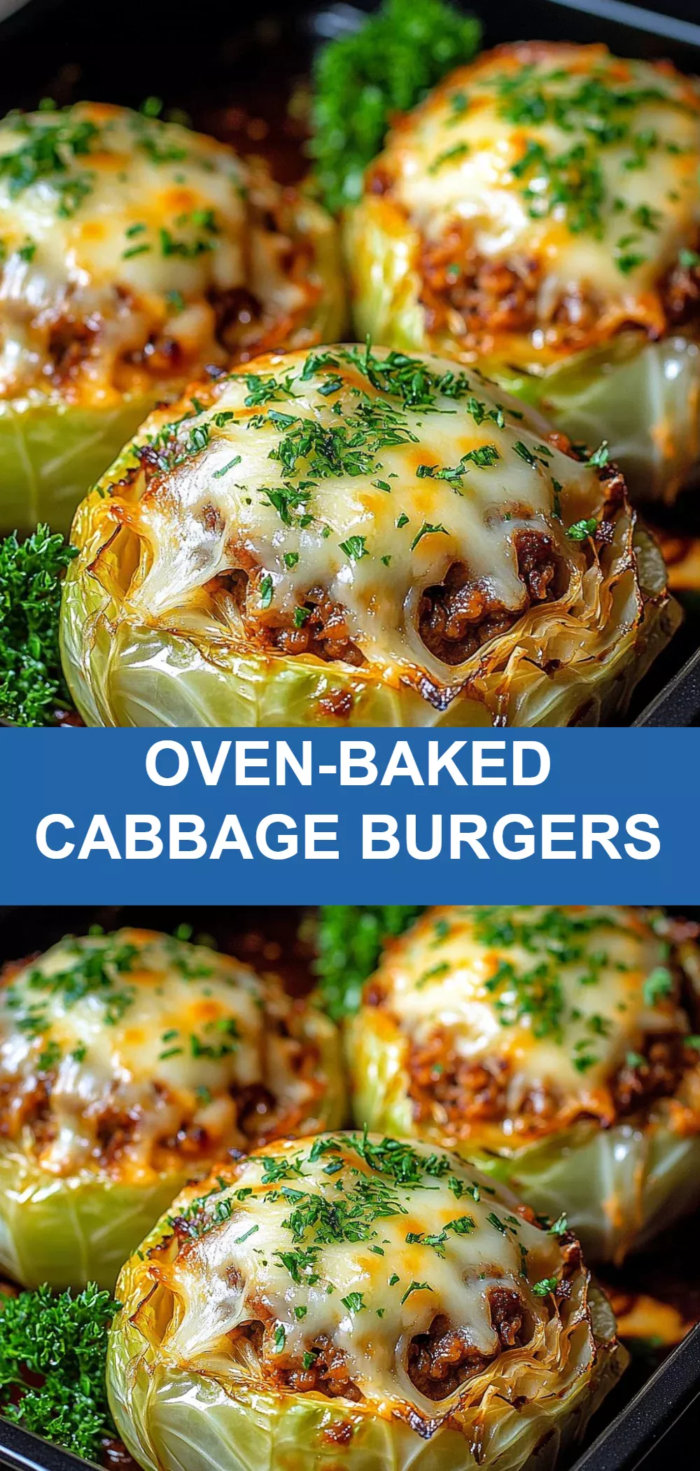 Oven-Baked Cabbage Burgers