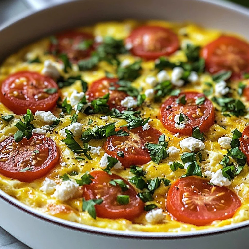 Savory Brunch Herb and Cheese Frittata