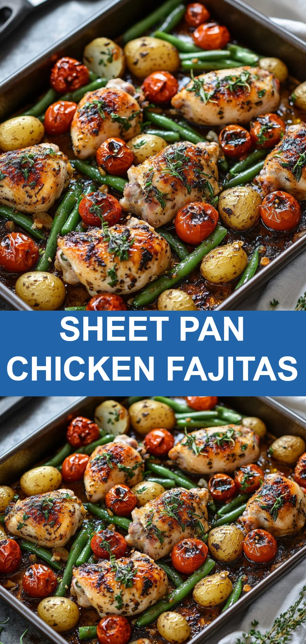 Sheet Pan Chicken Fajitas