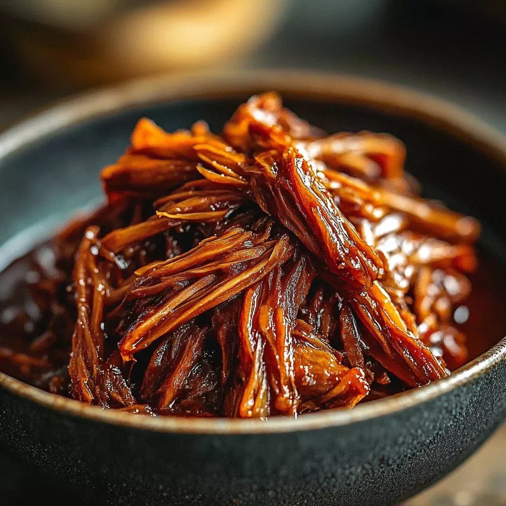 Slow Cooker Apple Cider Pulled Beef