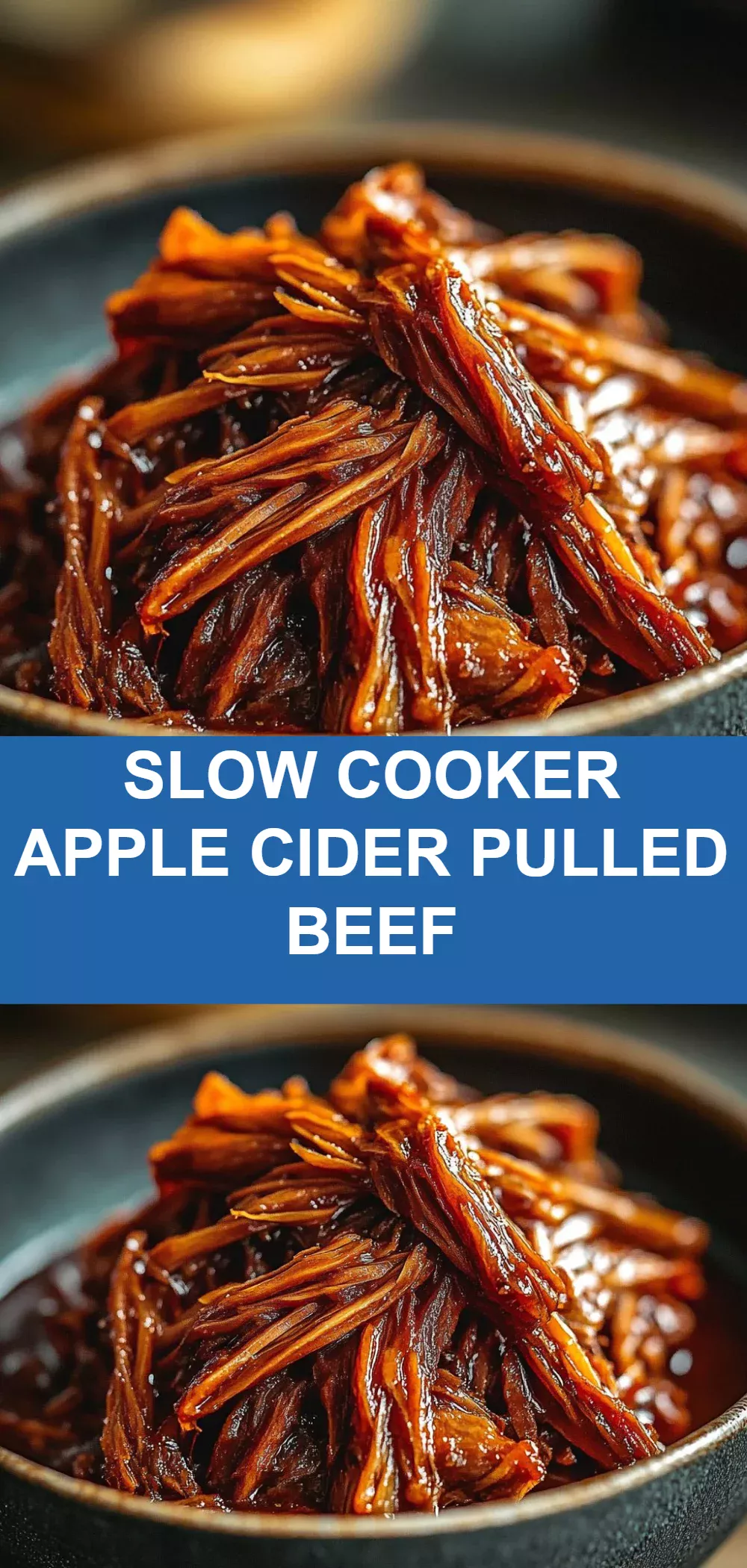 Slow Cooker Apple Cider Pulled Beef