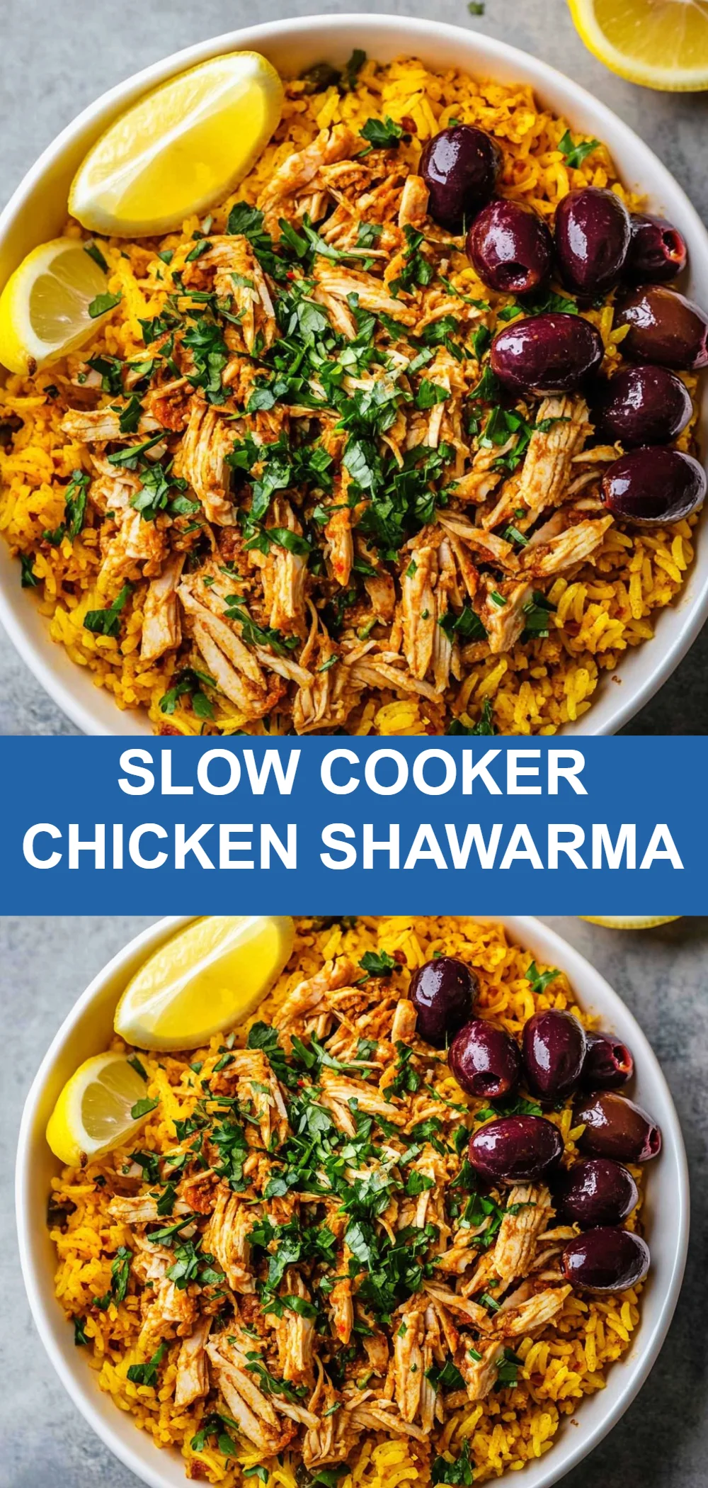 Slow Cooker Chicken Shawarma
