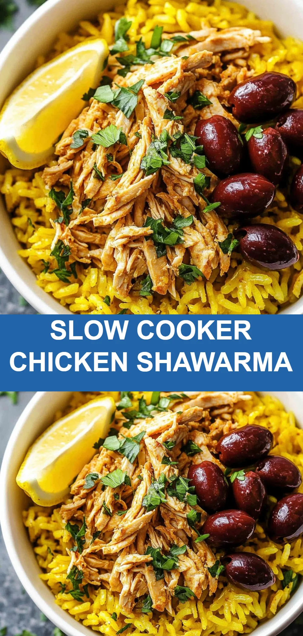 Slow Cooker Chicken Shawarma