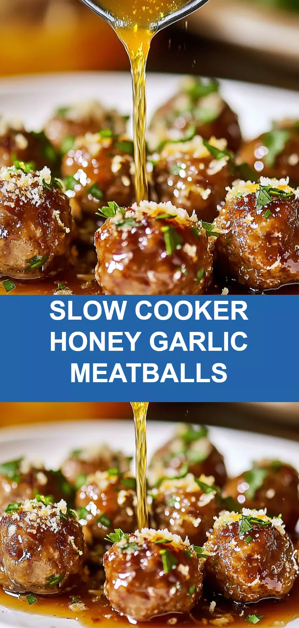 Slow Cooker Honey Garlic Meatballs