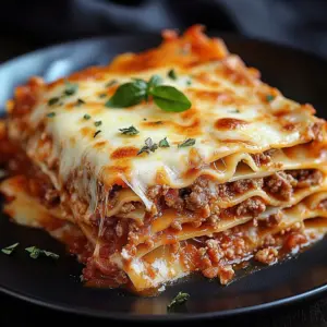 Delicious slow cooker lasagna with layers of cheese and rich sauce