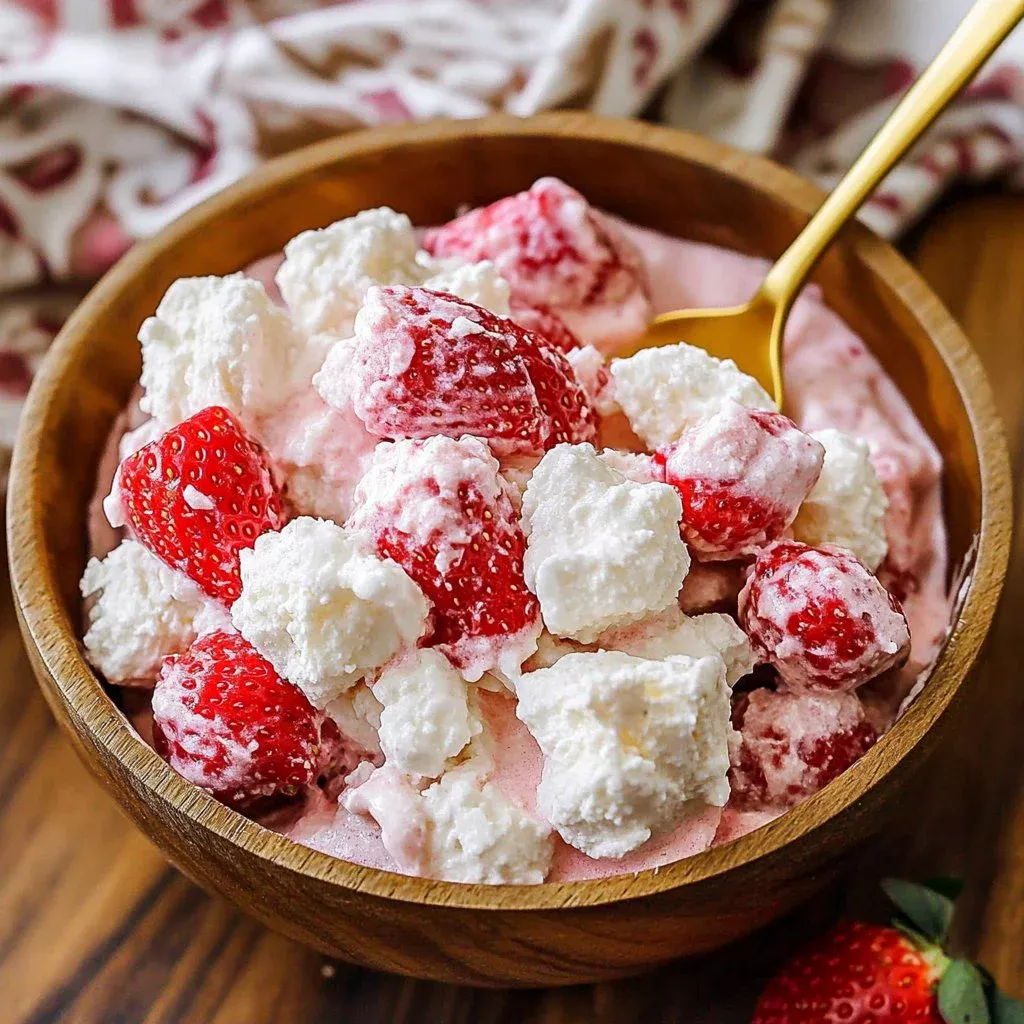 Strawberry Shortcake Fluff Salad