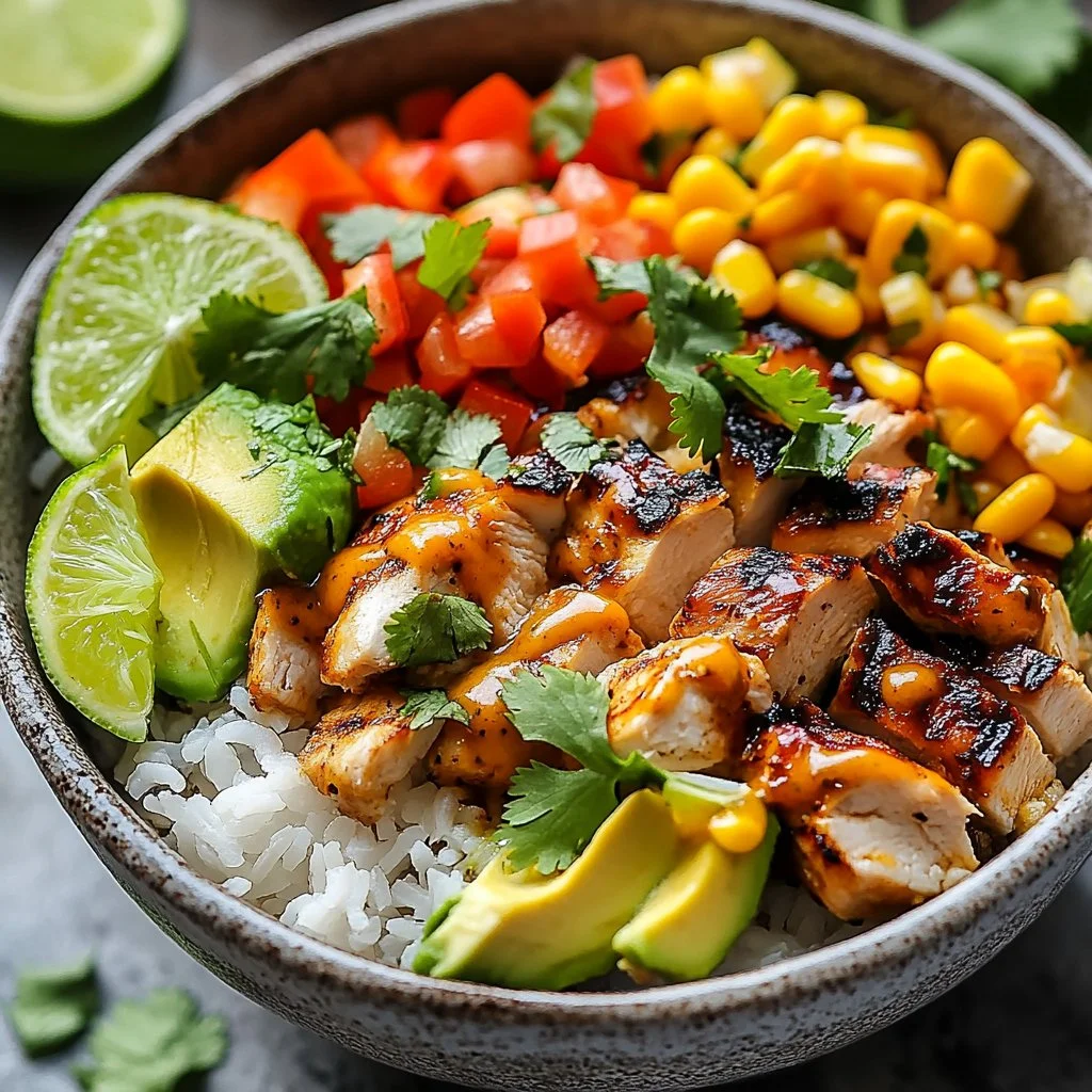 Street Corn Chicken Bowl