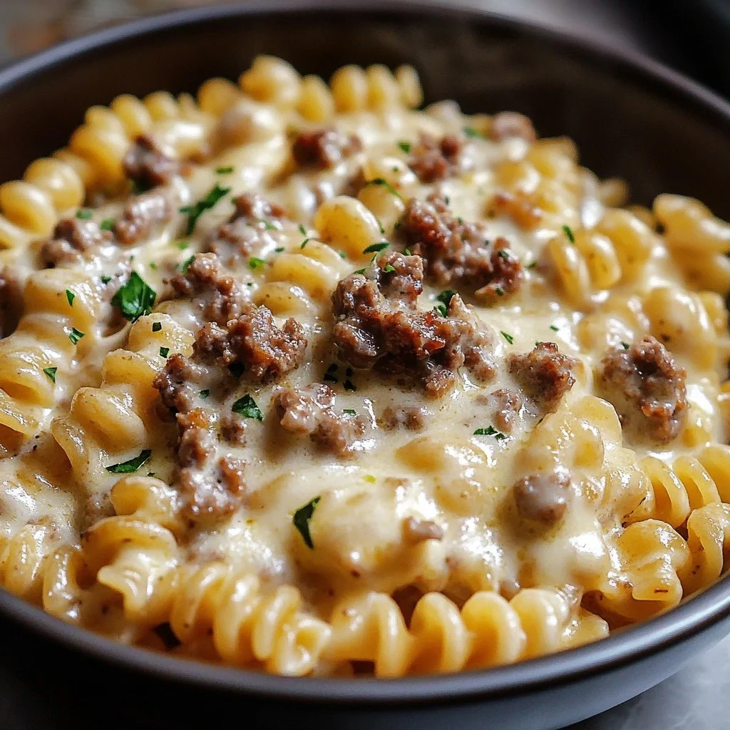 The Best Crockpot Garlic Parmesan Chicken Pasta Recipe