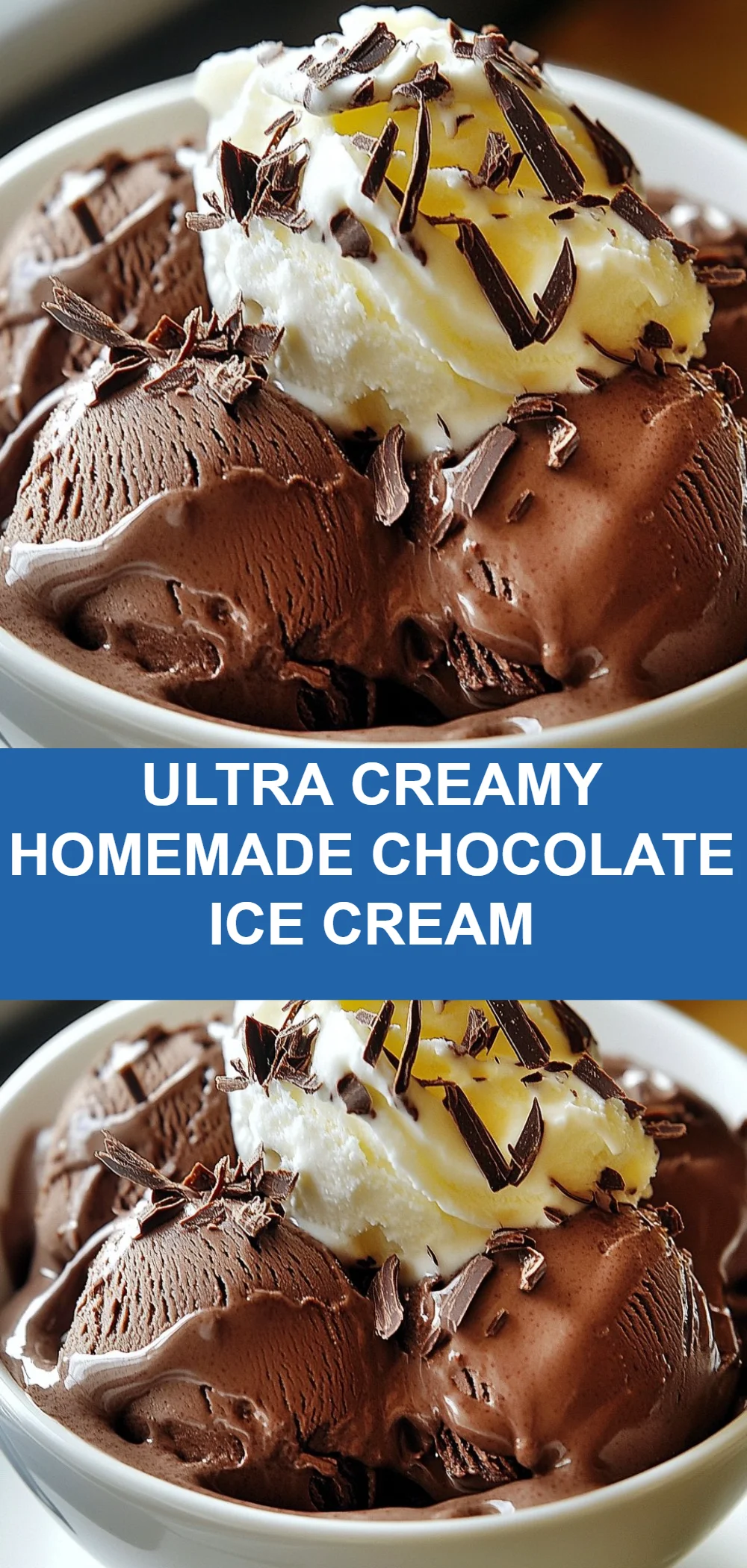 Ultra Creamy Homemade Chocolate Ice Cream