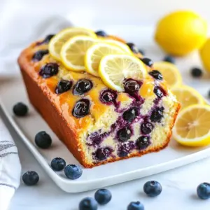 Ultra soft lemon blueberry sourdough bread showcasing lemon and blueberries