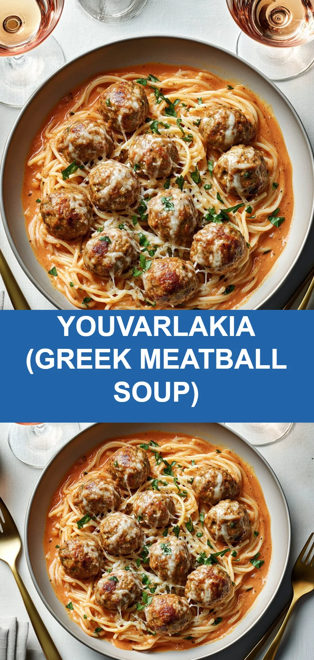 Youvarlakia (Greek Meatball Soup)